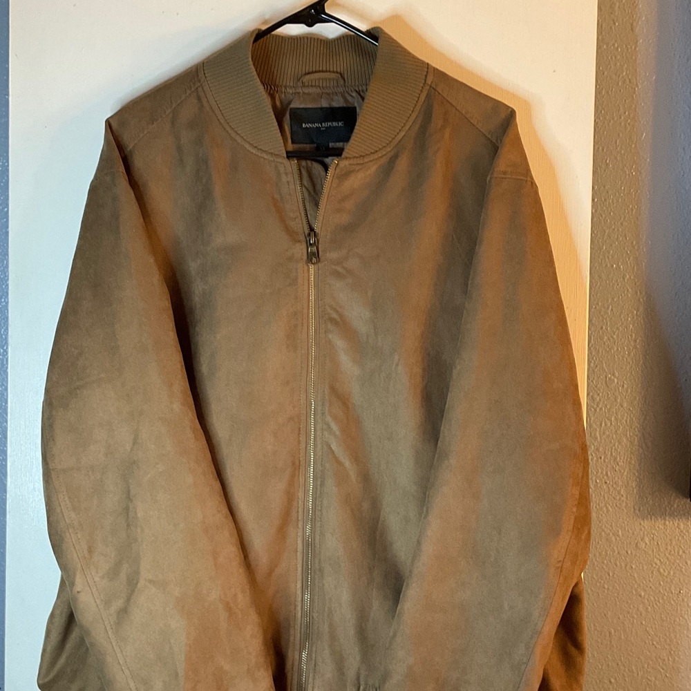 Banana Republic Tan Bomber Jacket